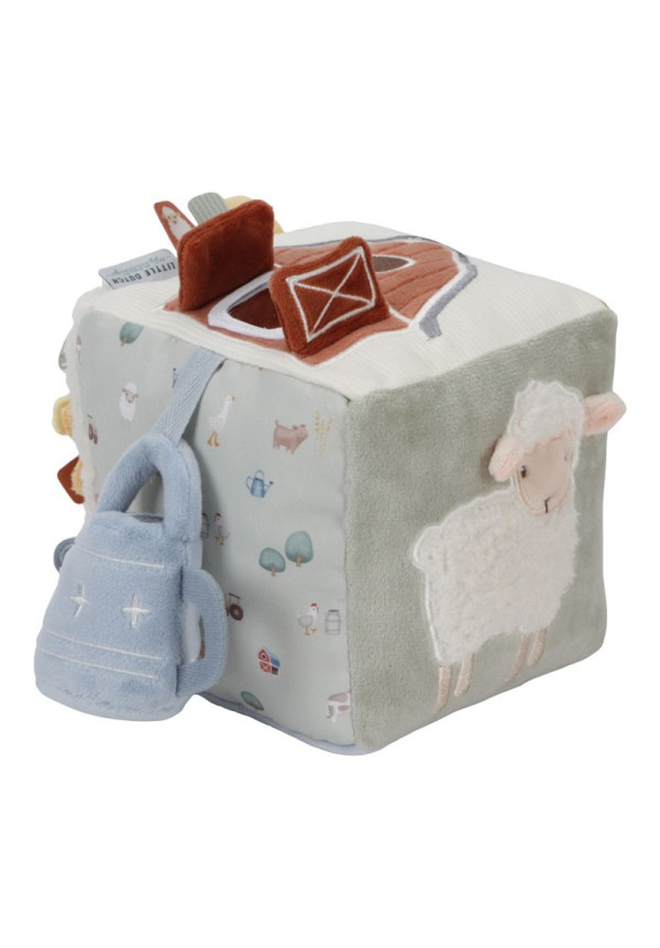 CUBO BLANDITO DE ACTIVIDADES PEQUEÑA GRANJA LITTLE DURCH