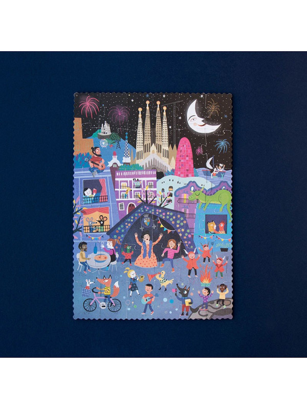 Night and day in Barcelona puzzle LONDJI