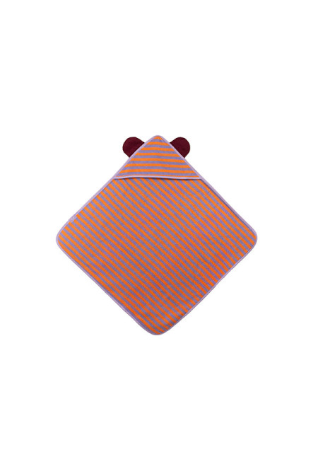 Toalla con capucha 100% algodón – 75 x 75 cm Bear Lavender 