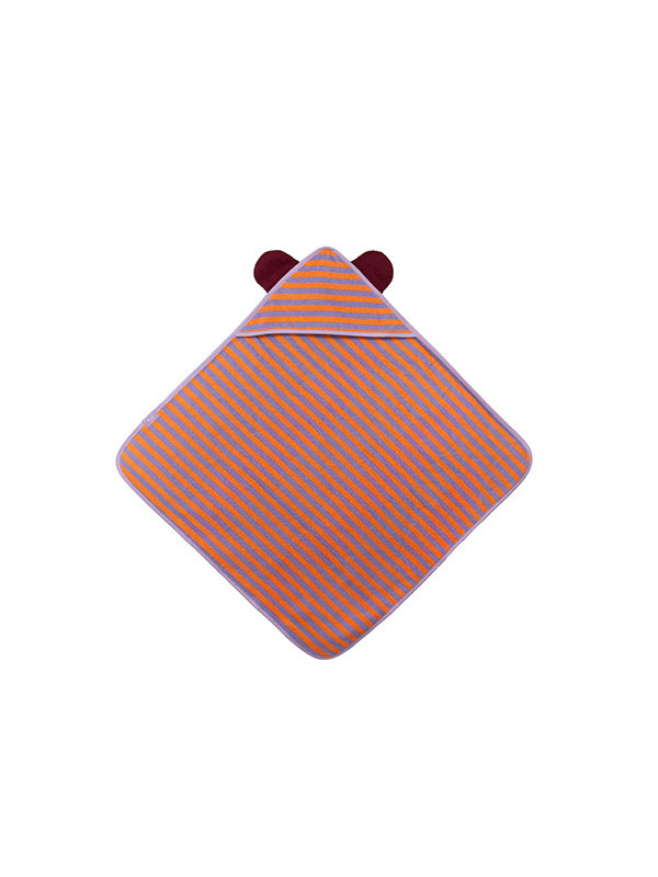 Toalla con capucha 100% algodón – 75 x 75 cm Bear Lavender 