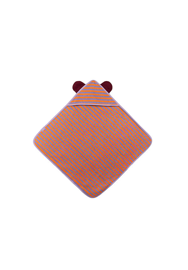 Toalla con capucha 100% algodón – 75 x 75 cm Bear Lavender 
