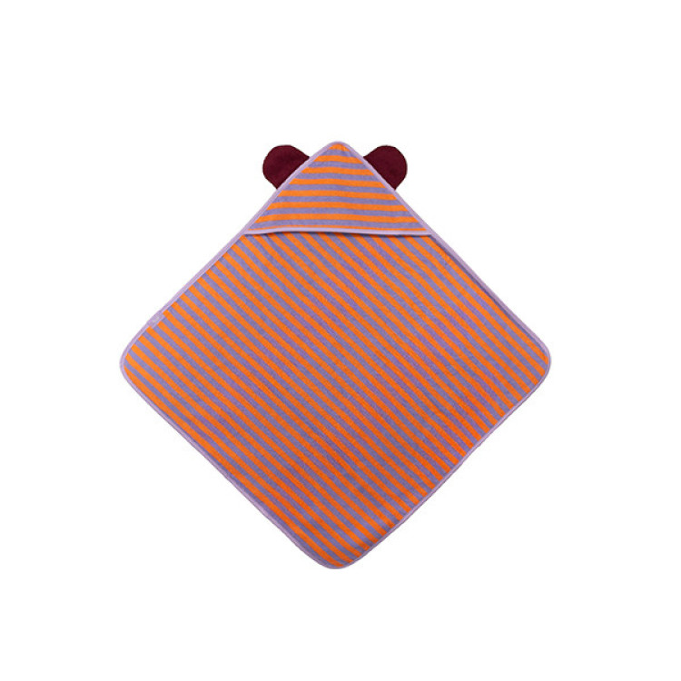 Toalla con capucha 100% algodón – 75 x 75 cm Bear Lavender 