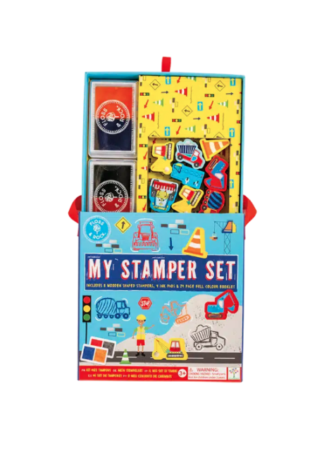MI SET DE TAMPONES CONSTRUCCION FLOSS&ROCK