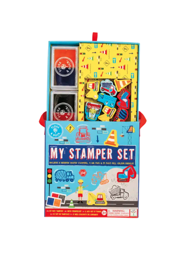 MI SET DE TAMPONES CONSTRUCCION FLOSS&ROCK