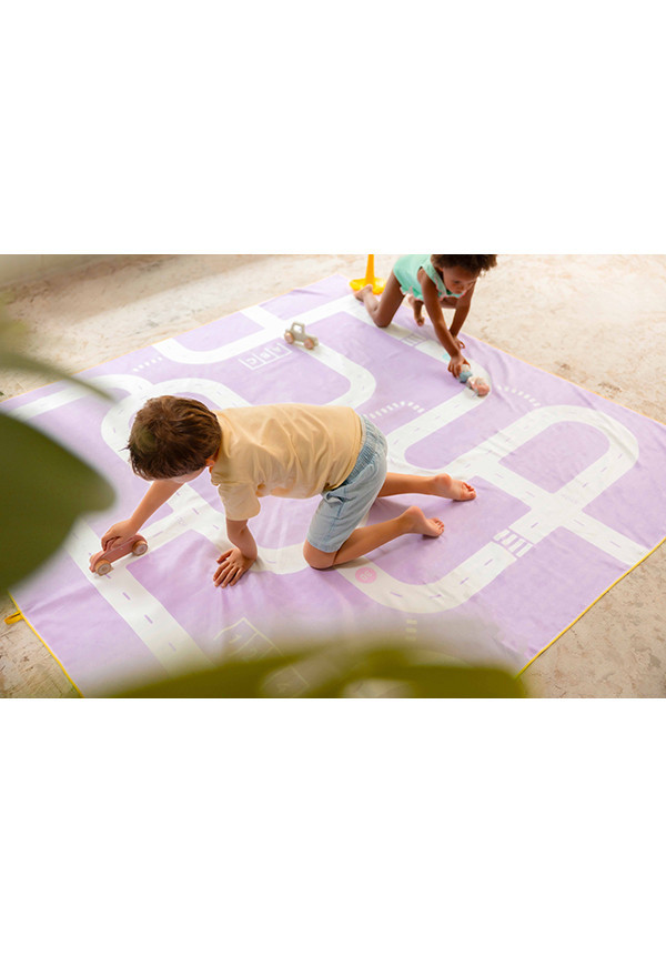 TOALLA TALLA XL Microfibra Road Lavander 180 x 180cm QUUT