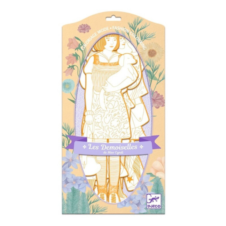 Figuras para colorear Scout & sus amigas  DJECO
