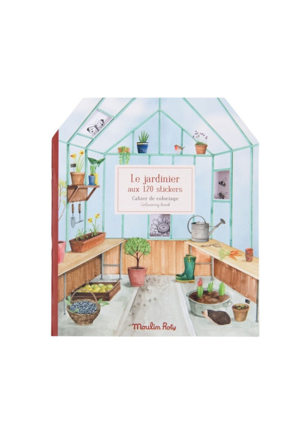 Cuaderno pegatinas El Jardinero MOULIN ROTY