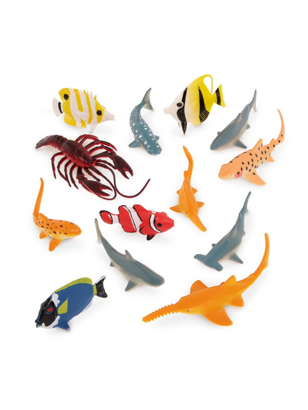 Terra Tubo de 14 animales marinos 5-12 cm