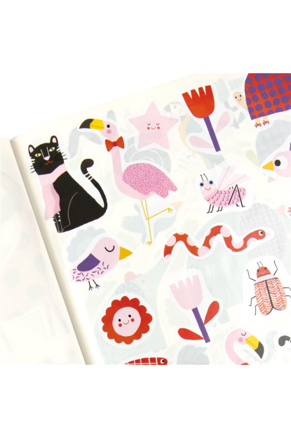 Cuaderno 300 pegatinas Toupitis MOULIN ROTY