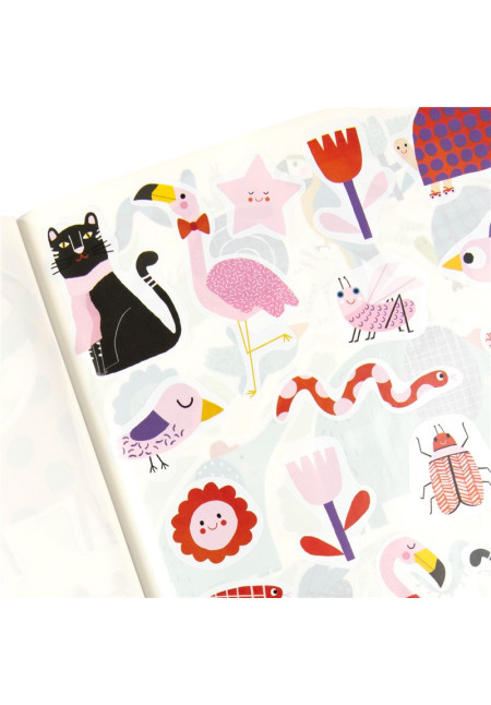 Cuaderno 300 pegatinas Toupitis MOULIN ROTY