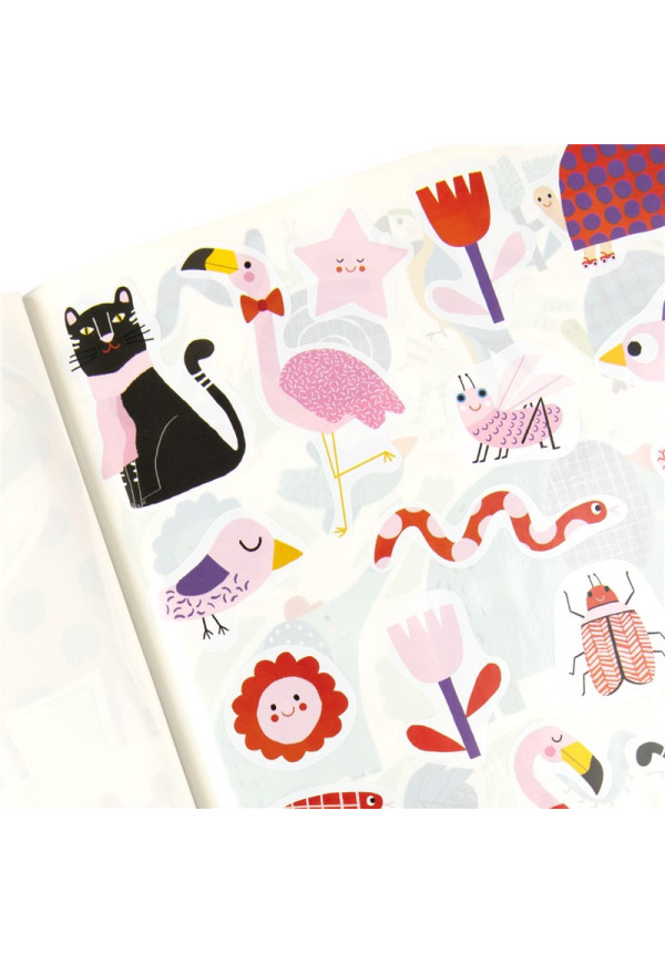 Cuaderno 300 pegatinas Toupitis MOULIN ROTY