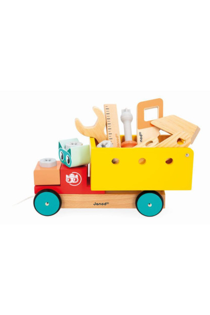 BRICO'KIDS - CAMIÓN DE TIRAR BRICOLAJE JANOD
