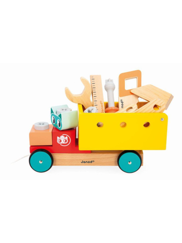 BRICO'KIDS - CAMIÓN DE TIRAR BRICOLAJE JANOD