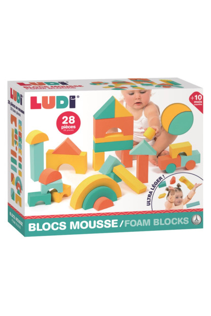 Conjunto construcción espuma Ludi