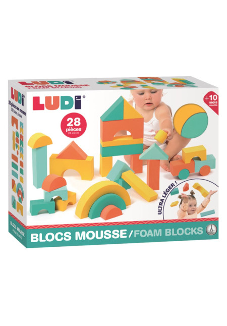 Conjunto construcción espuma Ludi