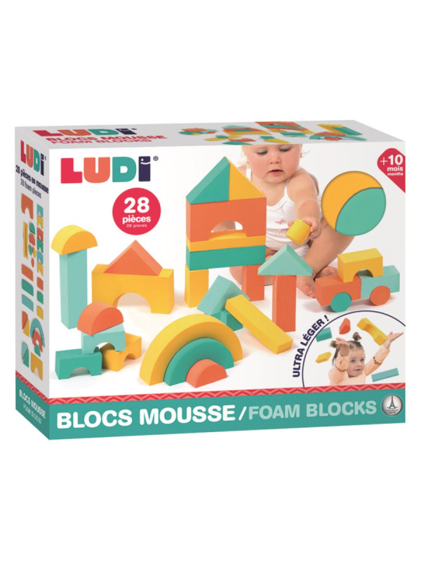 Conjunto construcción espuma Ludi