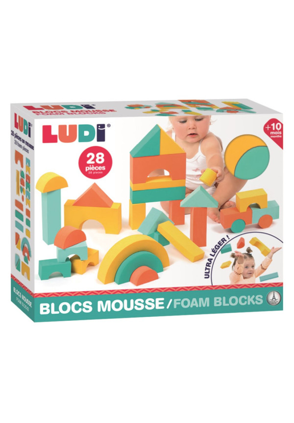 Conjunto construcción espuma Ludi