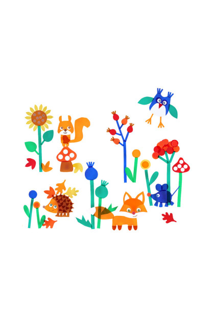 Set Creativo - Imágenes para Ventanas ¡Hola, Animales del Bosque! HABA Set Creativo - Imágenes para Ventanas ¡Hola, Animales del Bosque! HABA