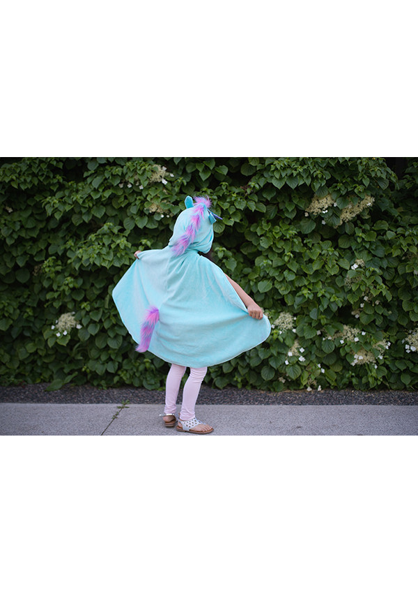 Capa reversible unicornio/dragon TALLA 5-6 GREAT PRETENDERS