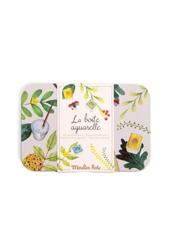 Caja de acuarelas El Jardín MOULIN ROTY