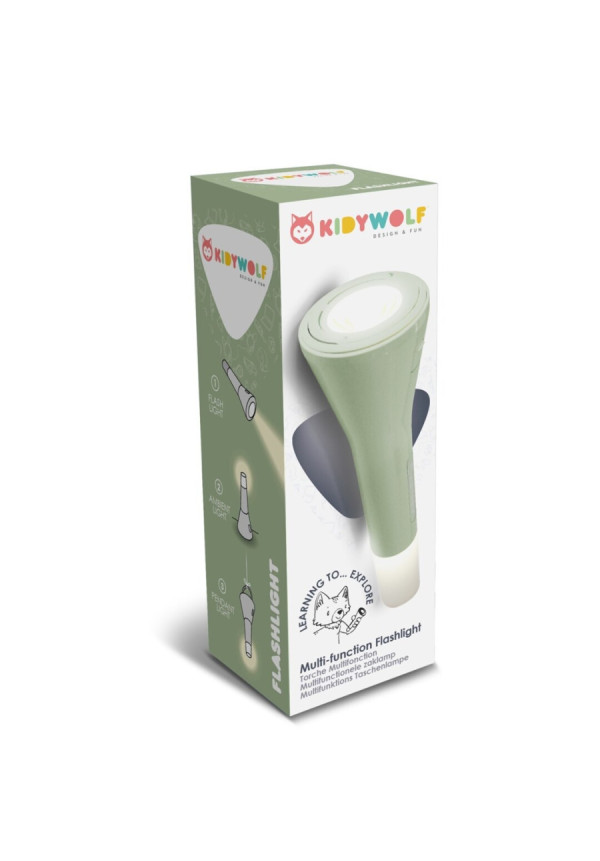 FLASHLIGHT verde KIDYWOLF