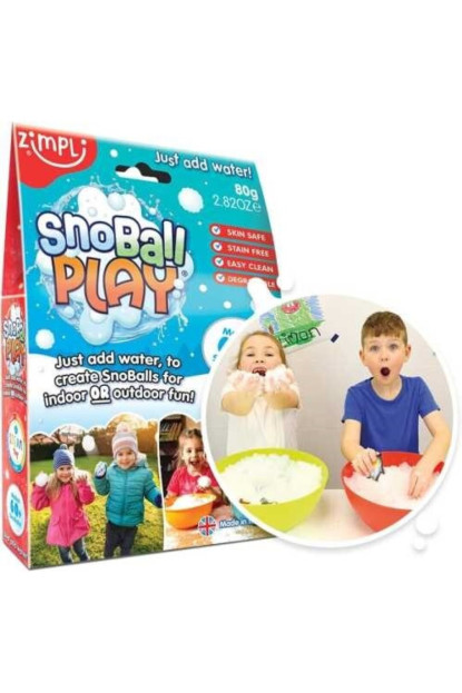  SNOBALL PLAY- 80 gramos 60 bolas ZIMPLIKIDS