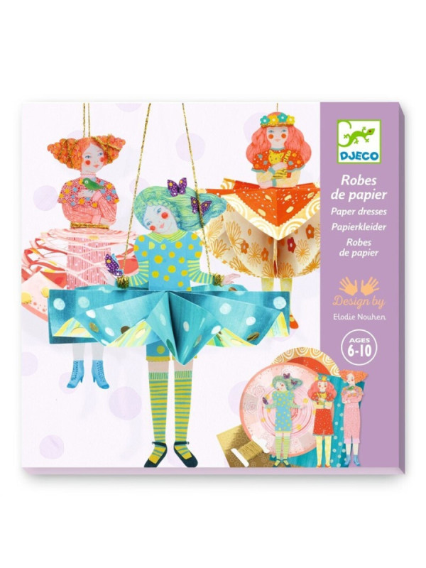  Papel creativo Vestidos DJECO