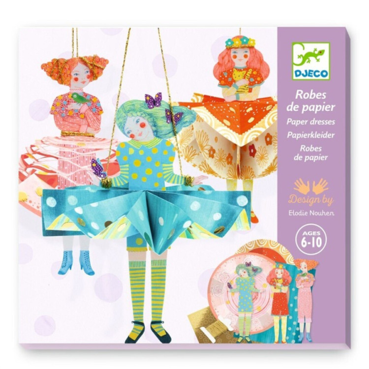  Papel creativo Vestidos DJECO