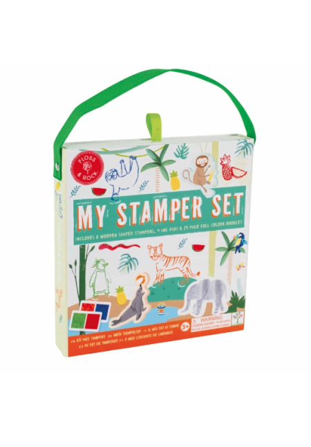 MI SET DE TAMPONES JUNGLE FLOSS&ROCK