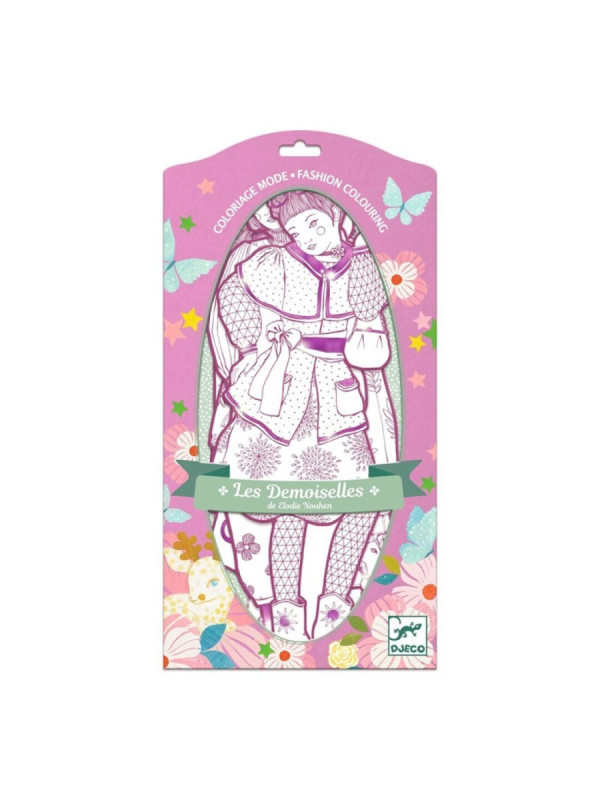 Figuras para colorear Rosemary & sus amigas DJECO