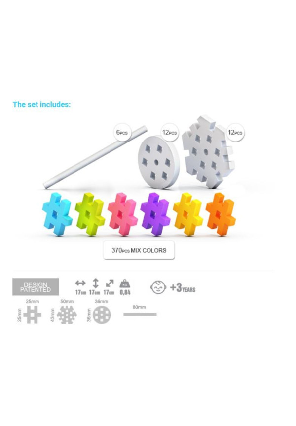 MELI BASIC CONSTRUCTOR 400 PIEZAS
