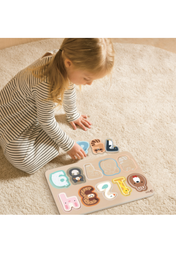Puzzle Números pastel CLASSIC WORLD
