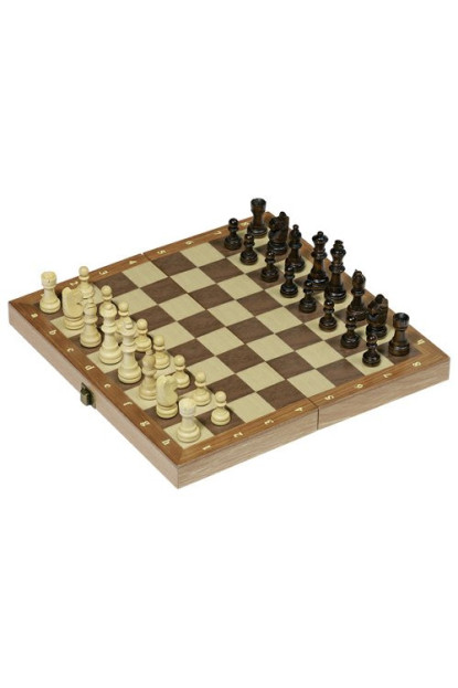 Ajedrez en caja de madera GOKI Ajedrez en caja de madera GOKI