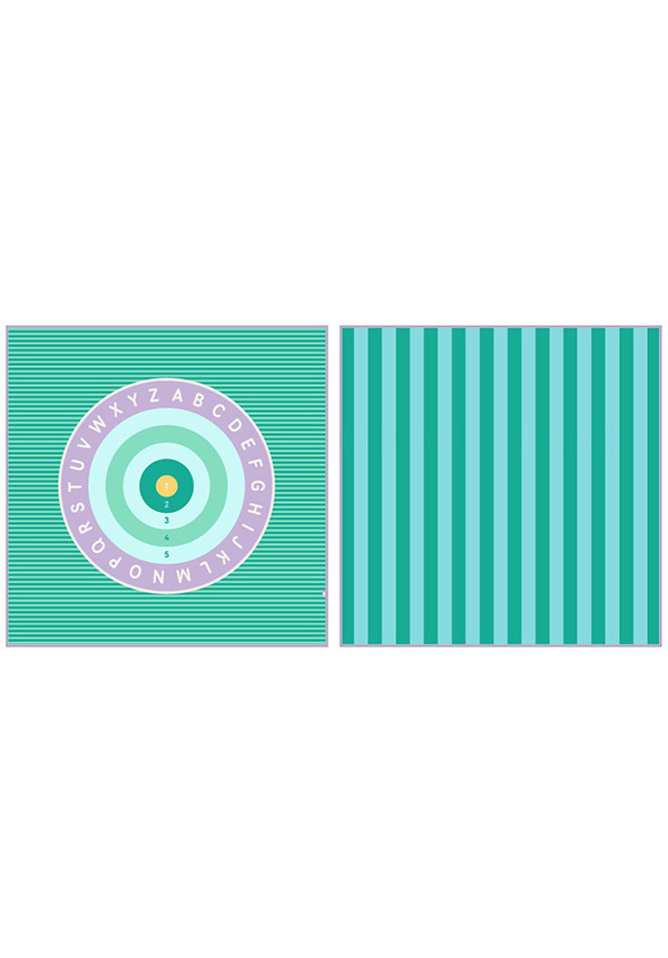 TOALLA XL Microfibre Bullseye / Name it (180 x 180cm) QUUT
