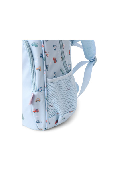 Mochila Mediana City Cars + Llavero 
