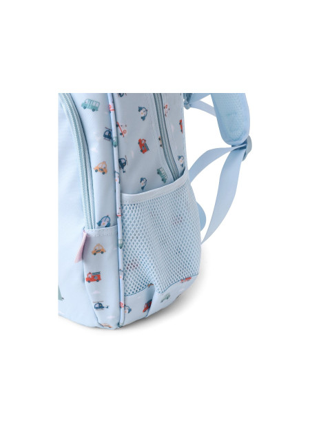 Mochila Mediana City Cars + Llavero 