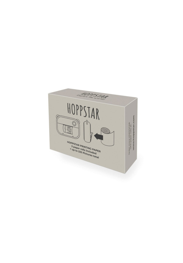 Recarga 3 rollos de papel HOPPSTAR