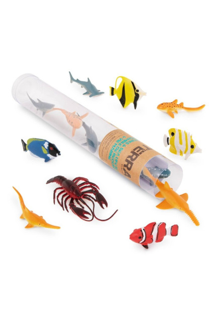 Terra Tubo de 14 animales marinos 5-12 cm