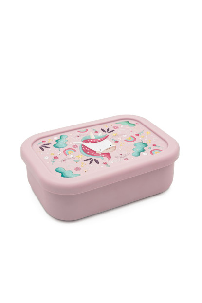 Caja almuerzo de silicona Unicornio SASSI