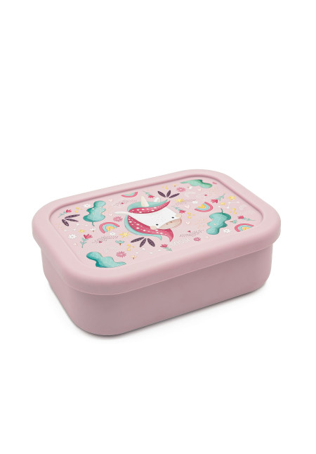 Caja almuerzo de silicona Unicornio SASSI