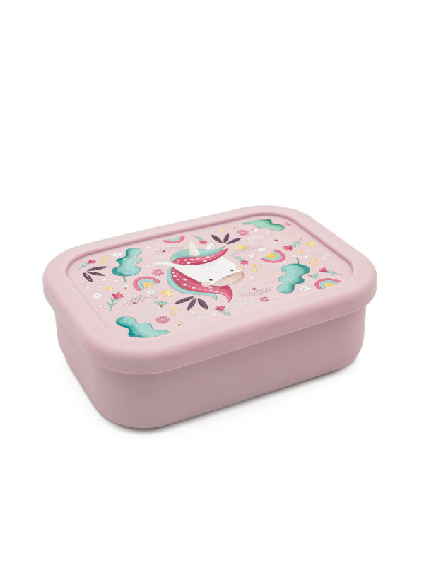 Caja almuerzo de silicona Unicornio SASSI