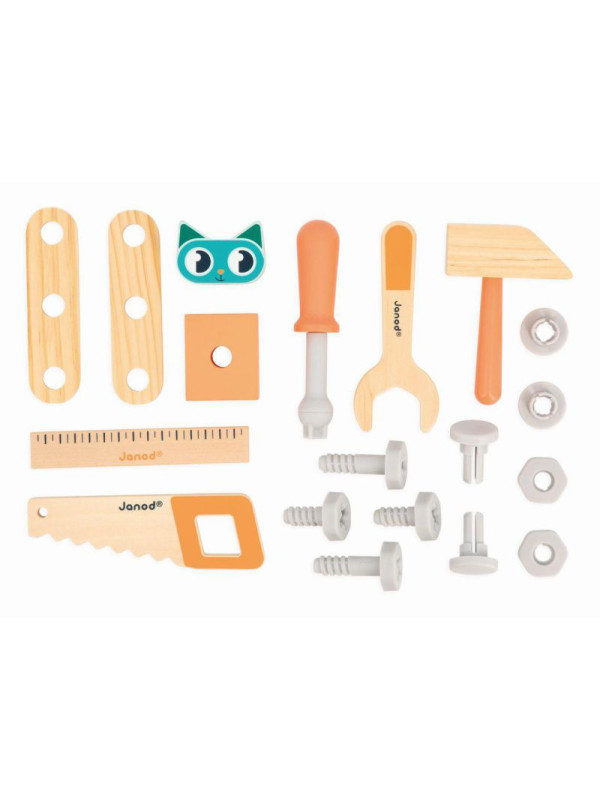 BRICO'KIDS - CAMIÓN DE TIRAR BRICOLAJE JANOD