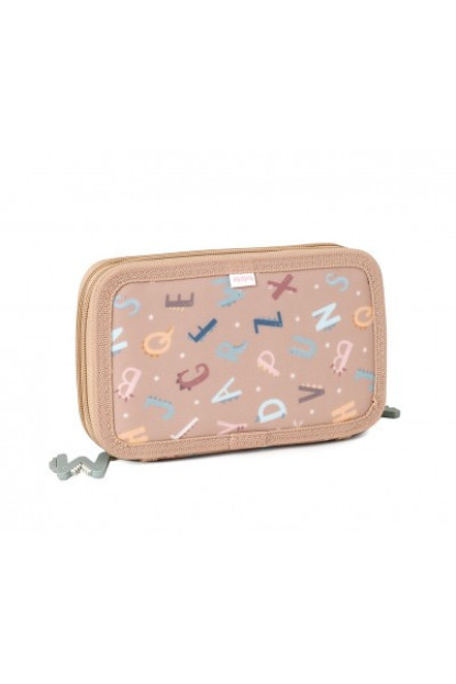 Estuche Plumier Doble Funny Letters