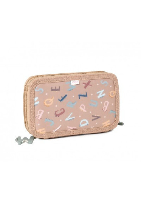 Estuche Plumier Doble Funny Letters