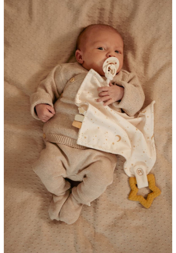 DOUDOU CON MORDEDOR NEWBORN NATURALS  LITTLE DUTCH