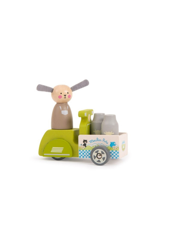  Motocarro del lechero Gran Familia MOULIN ROTY