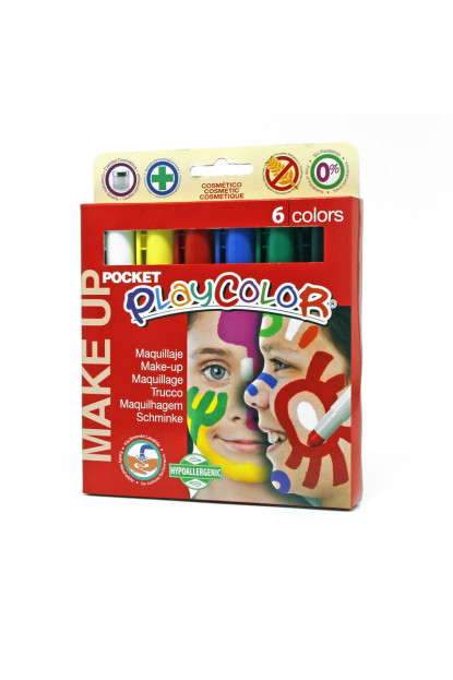 6 Make Up Playcolor Pocket 6 Col. Basic
