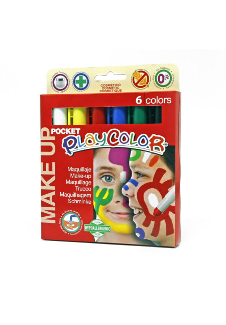 6 Make Up Playcolor Pocket 6 Col. Basic