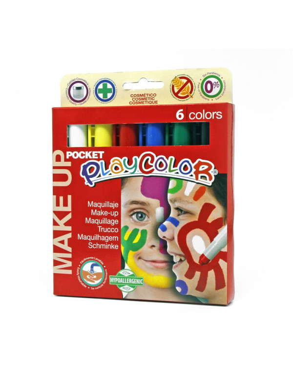 6 Make Up Playcolor Pocket 6 Col. Basic