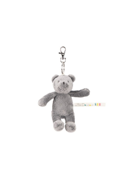Llavero osito gris MOULIN ROTY